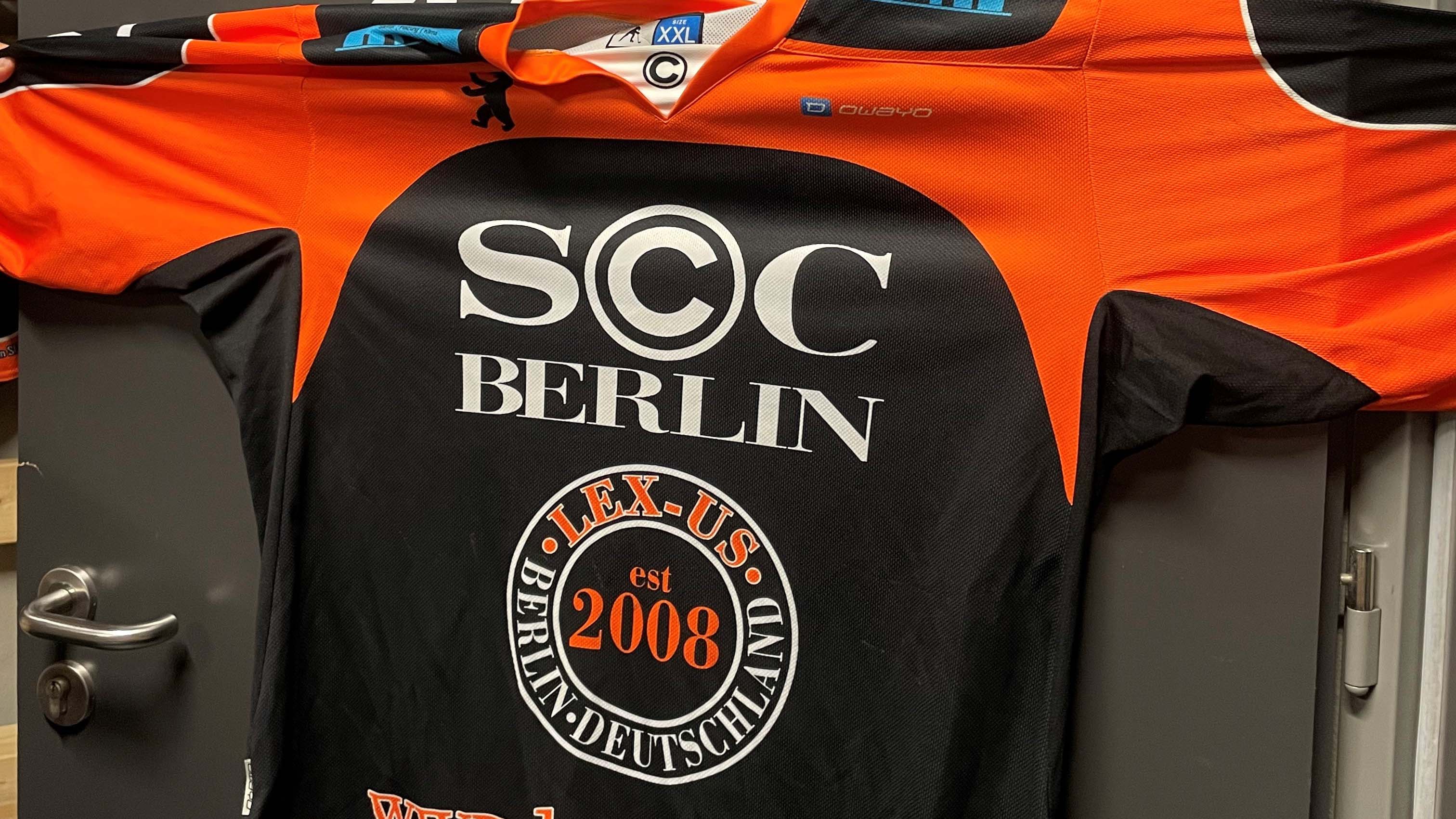 Träger gesucht: Das Trikot des SCC Berlin. Foto: SCC